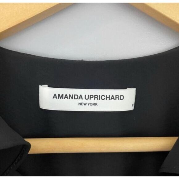 Amanda Uprichard Black Ruffle Mini Dress - Picture 5 of 6